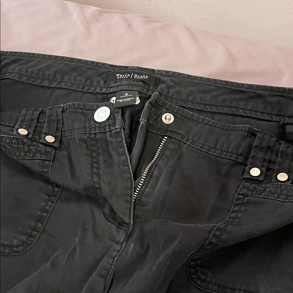 White House Black Market Black cargo type Jeans